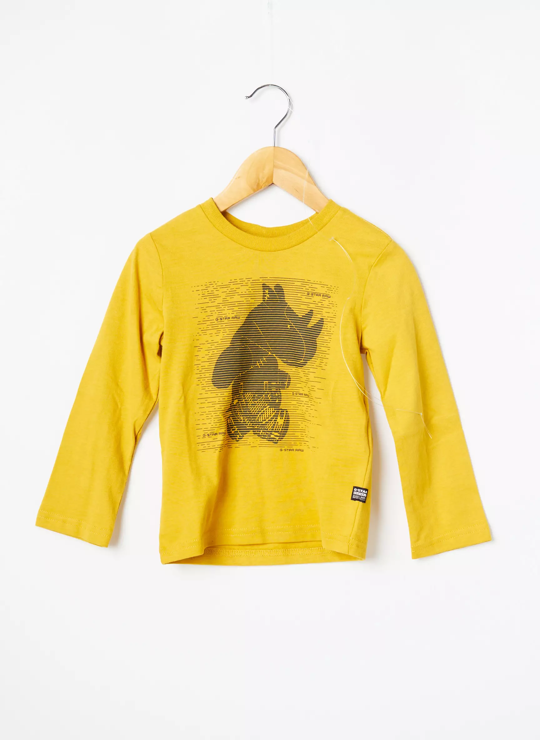 G Star Tshirts Garcon couleur jaune