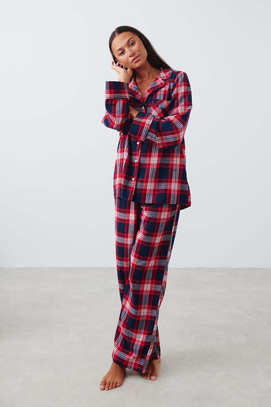 Flannel pyjamas trousers