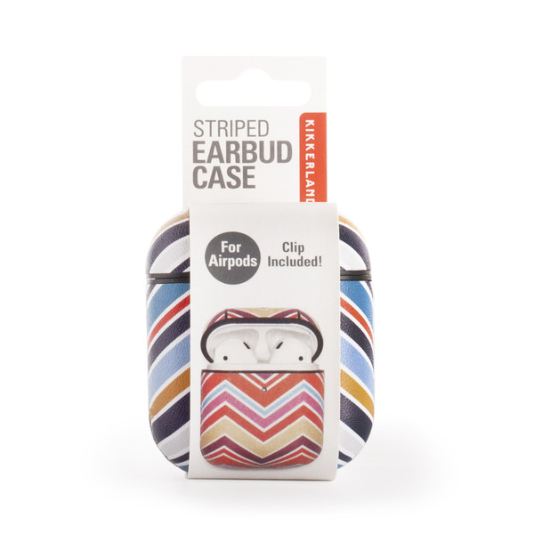 STRIPED EARBUD CASE