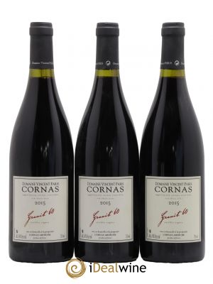 Cornas Granit 60 Vieilles Vignes Vincent Paris  2015 - Lot de 3 Bouteilles
