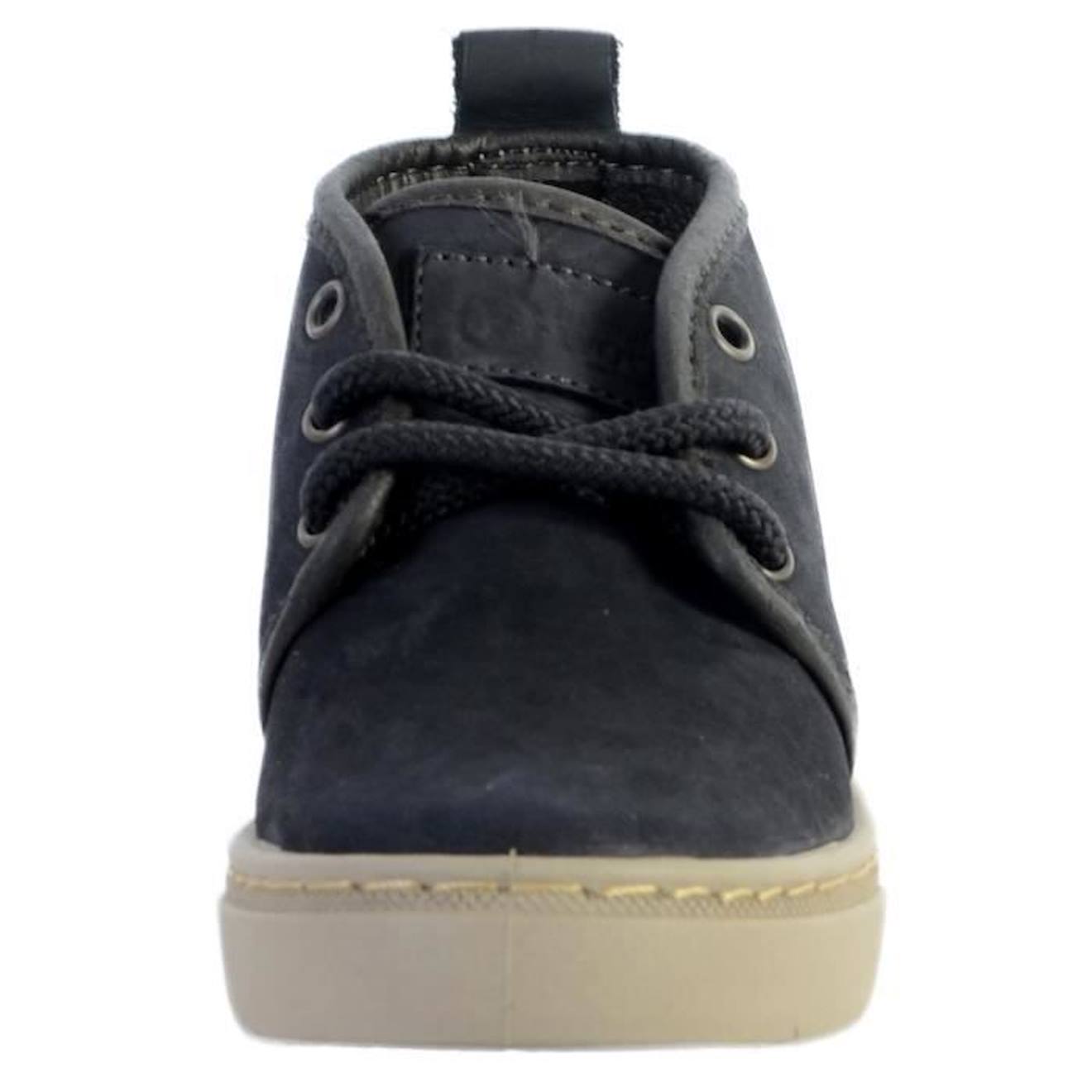Basket Cuir Enfant Natural World Safari On Nappa noir