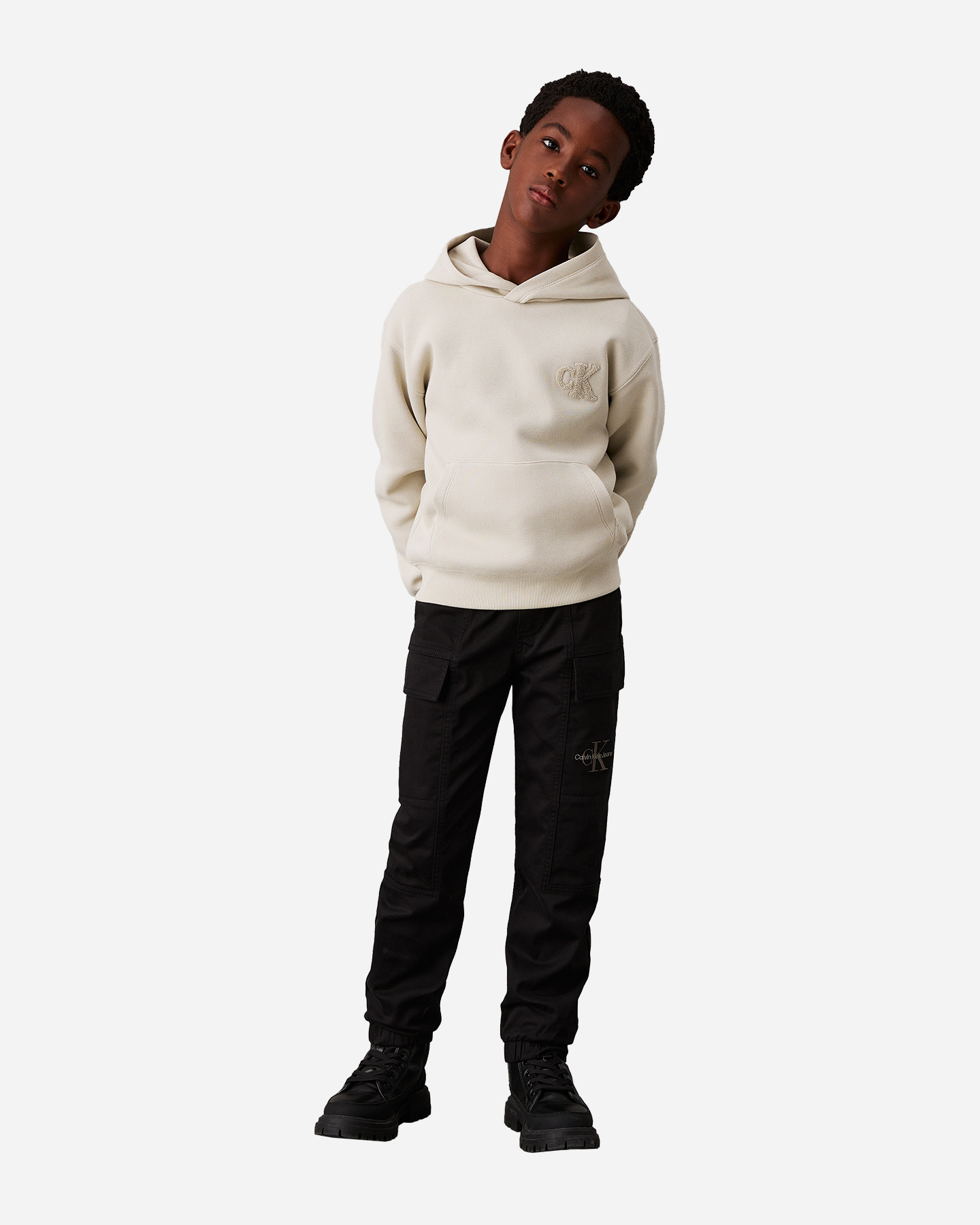 Spodnie Calvin Klein Jeans Essential Jr IB0IB02270-BEH