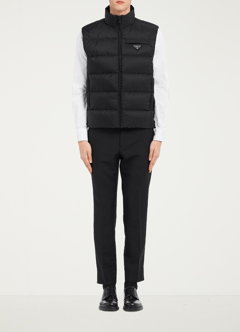 Vestă matlasată din puf Prada Re-Nylon