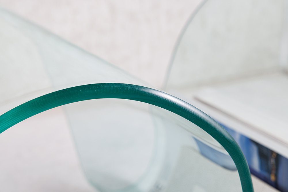 riess-ambiente Zeitungsständer FANTOME 62cm transparent (Einzelartikel, 1 St), Wohnzimmer · Glas · Modern Design
