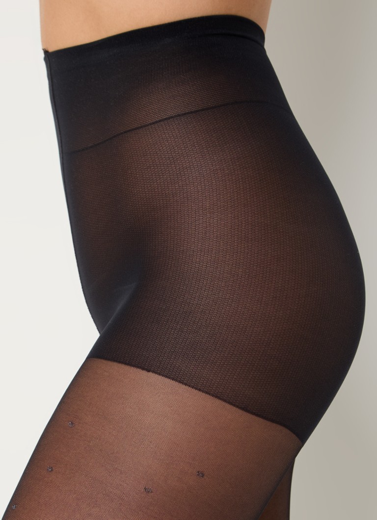 Oroblu Bright Dots tights in 30 denier black
