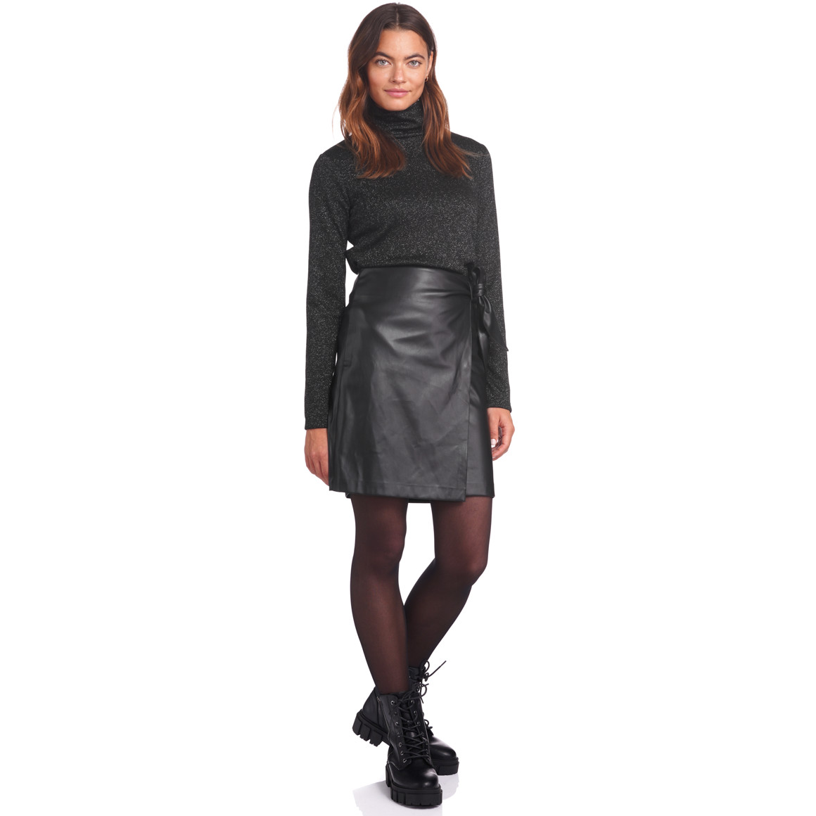 Damen Langarmshirt mit Rollkragen