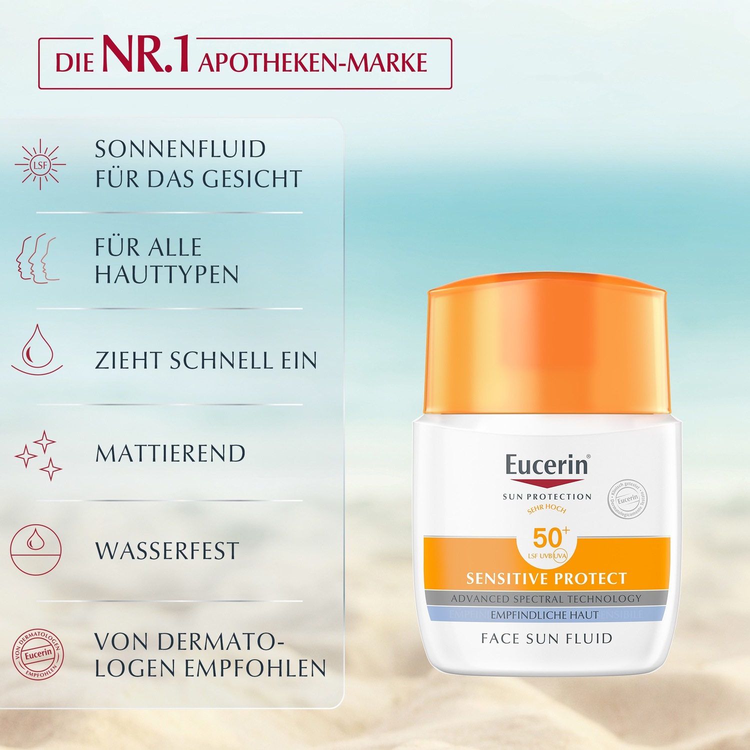 Sun Fluid mattierend LSF 50+