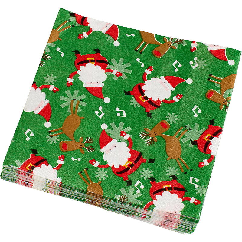 Vie Eco Servietter 20-pk 33x33 cm, julemotiv