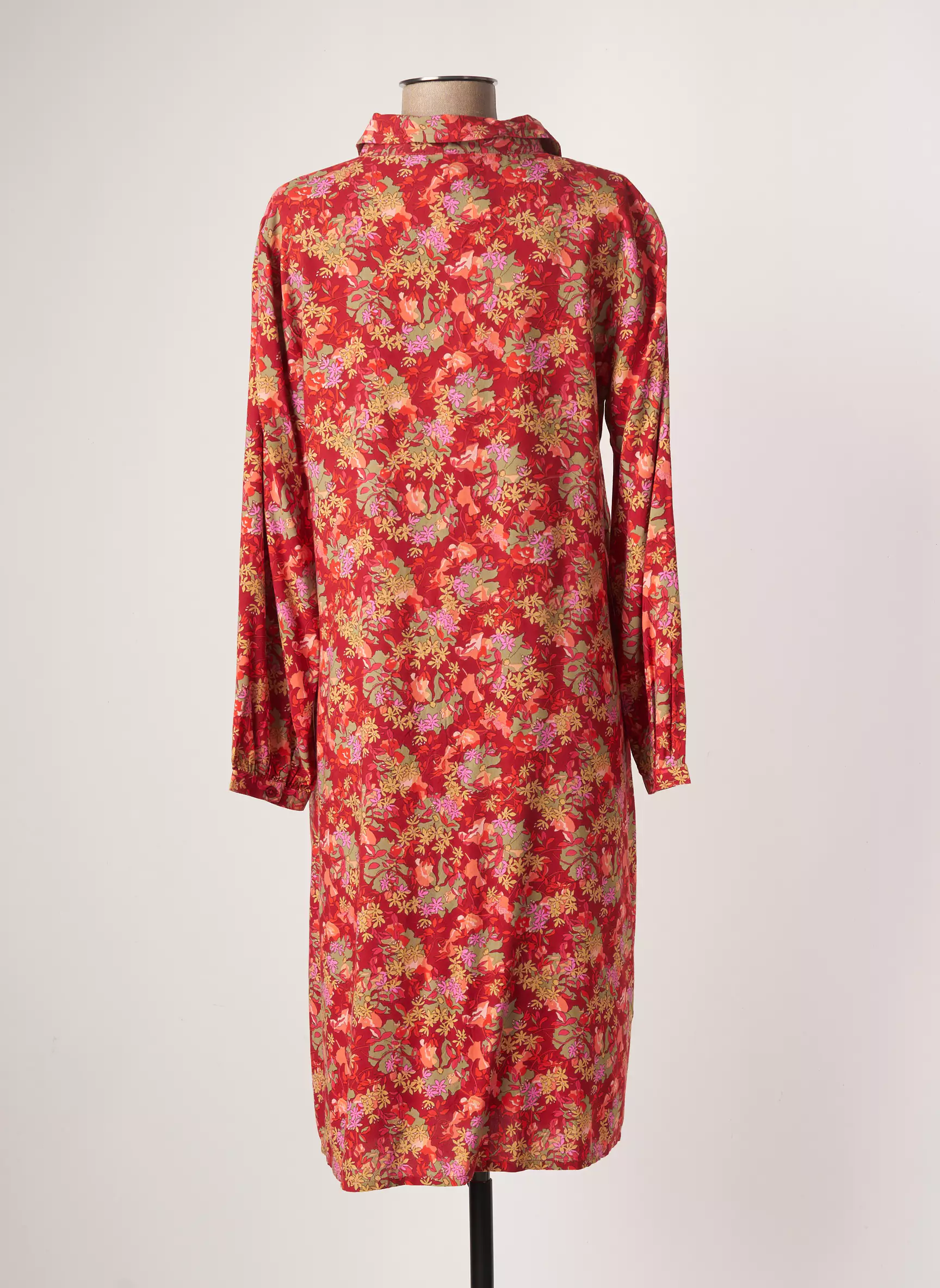 Agathe   Louise Robes Mi Longues Femme couleur rouge