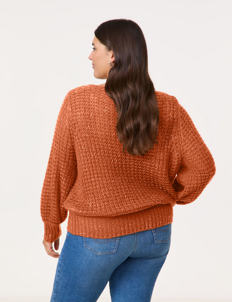 Pullover mit Pailletten-Zier