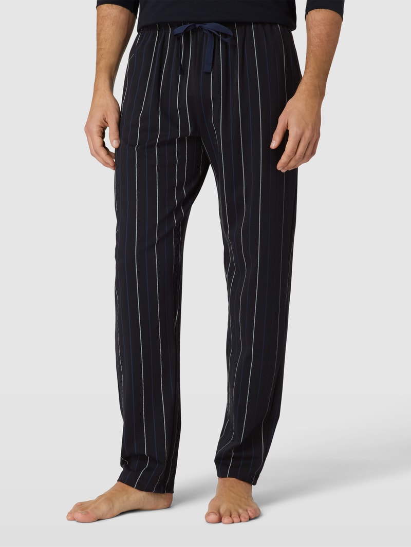 Pyjama-Hose mit Eingrifftaschen in anthrazit