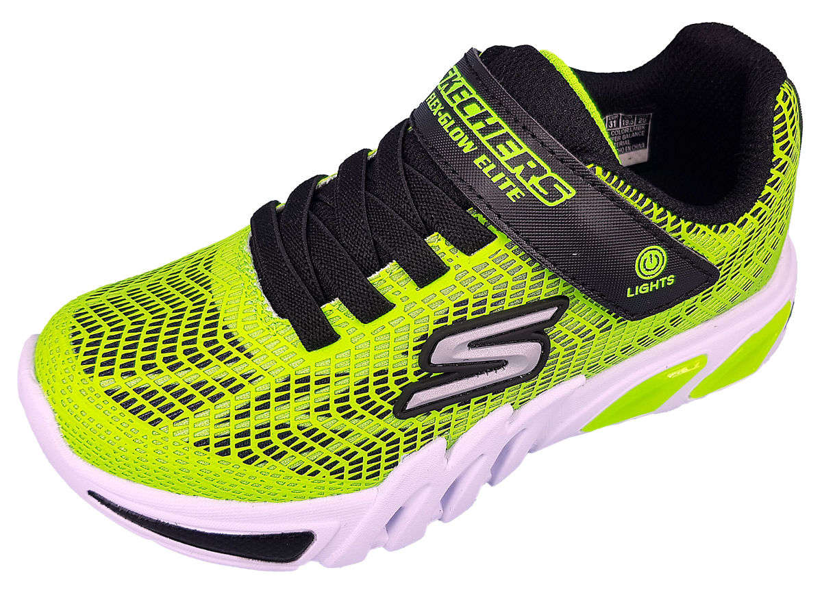 Skechers Flex Glow Elite 400137L Gelb LMBK lime/black