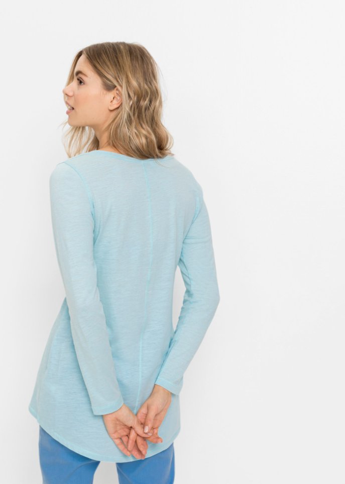 Langarmshirt mit Rundhalsausschnitt