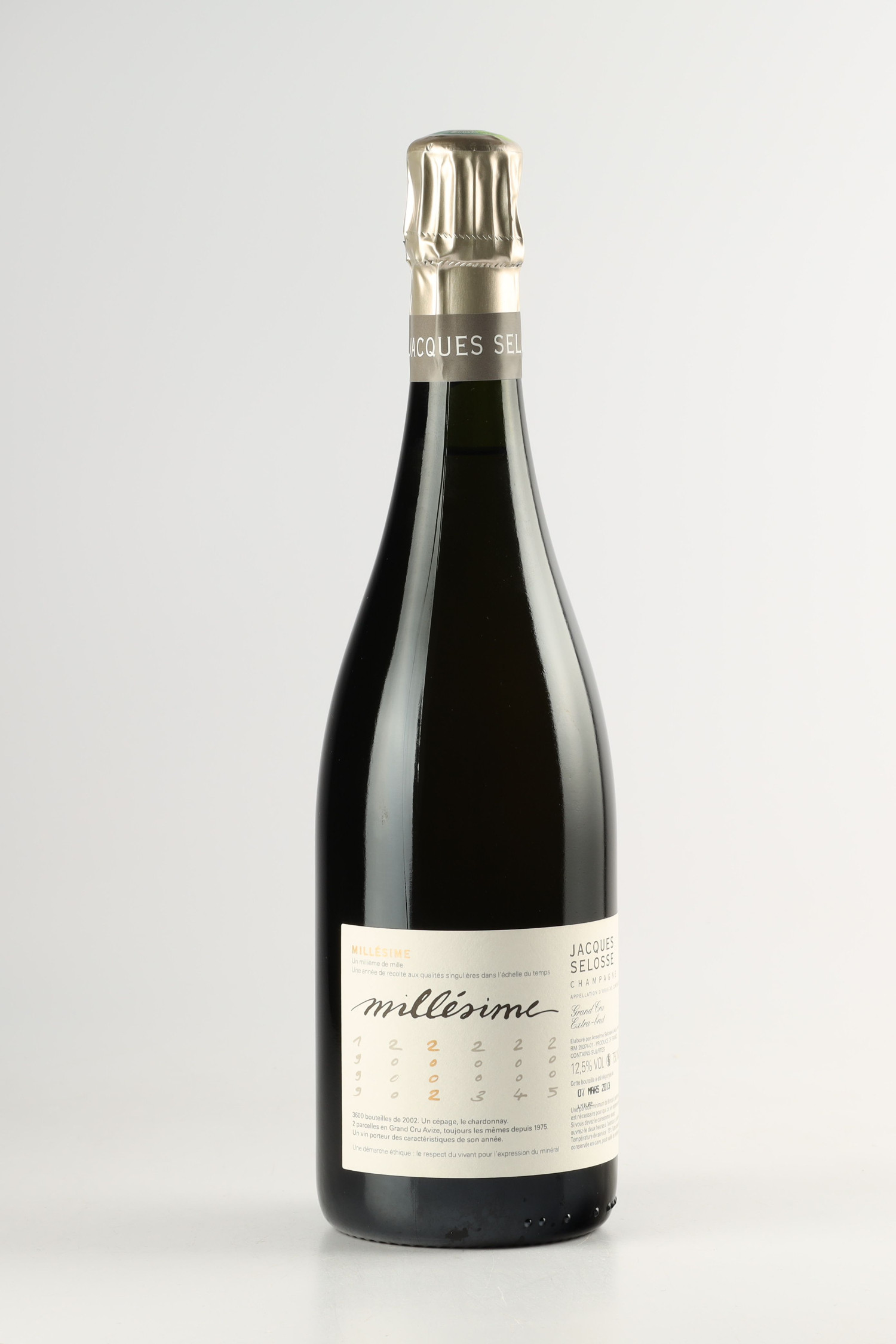 Jacques Selosse Millésimé 2002, Champagne