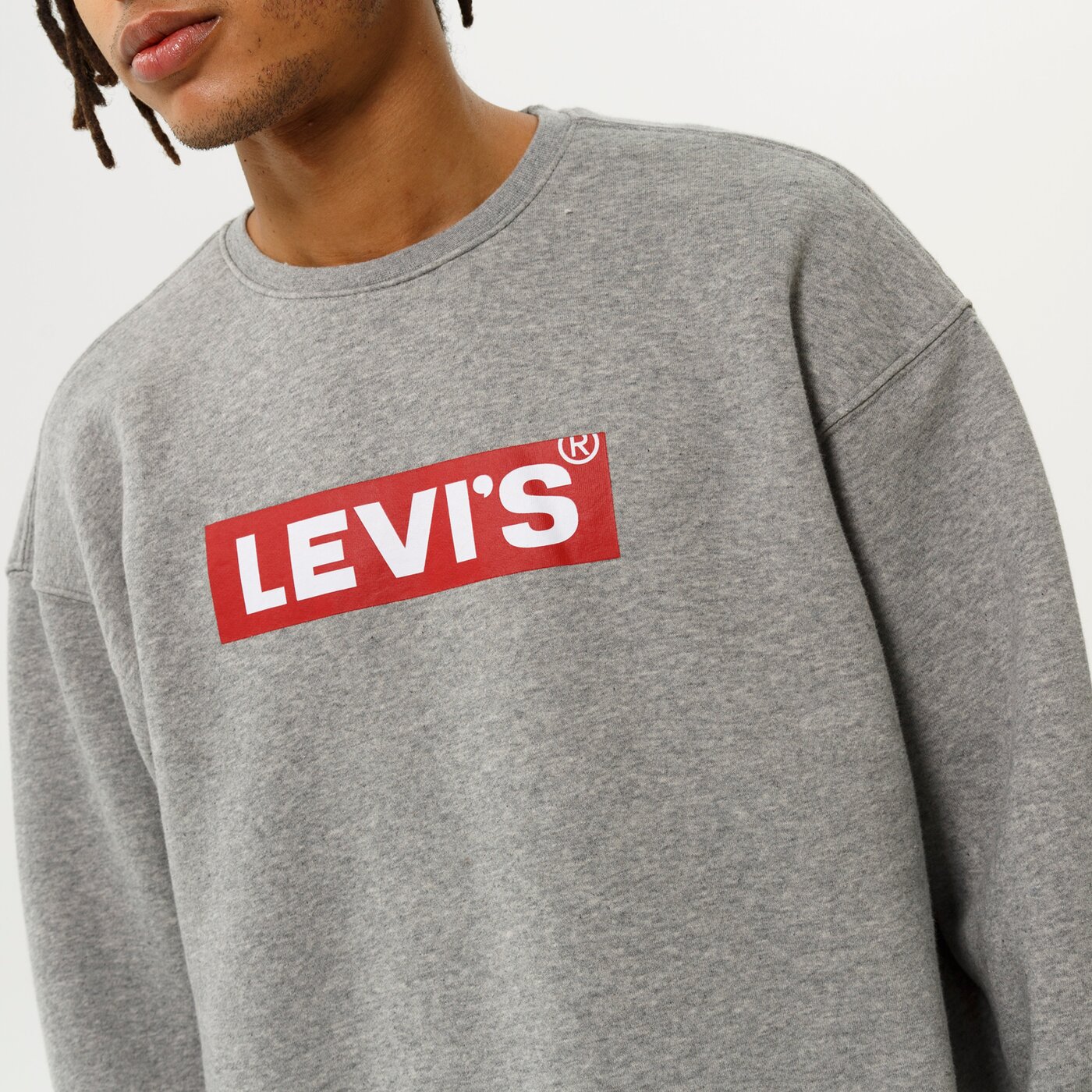 LEVI'S SWEATSHIRT T3 RELAXED GRAPHIC CREW Grau