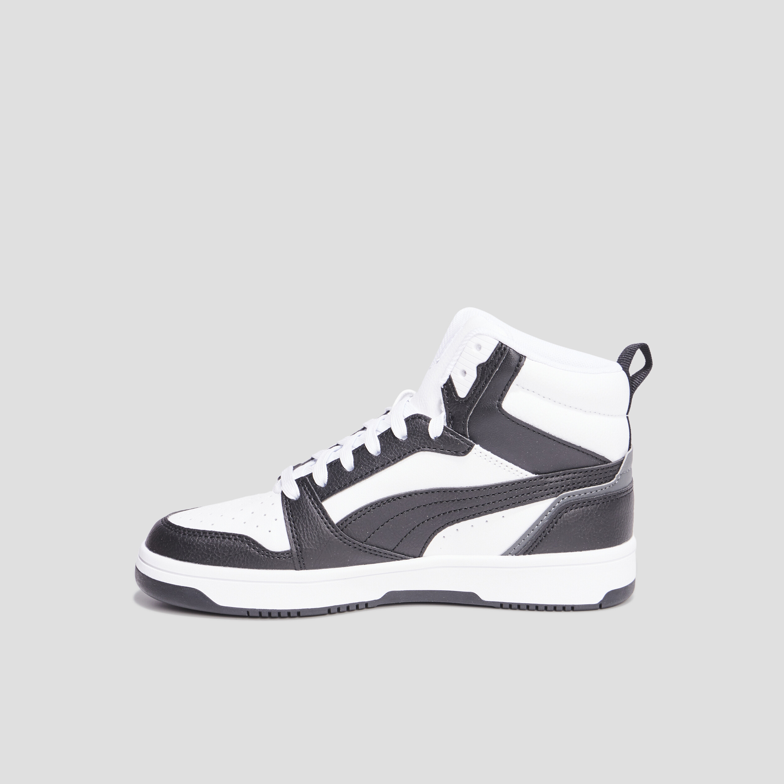 Baskets montantes Puma Reboundmid noir garçon | La Halle