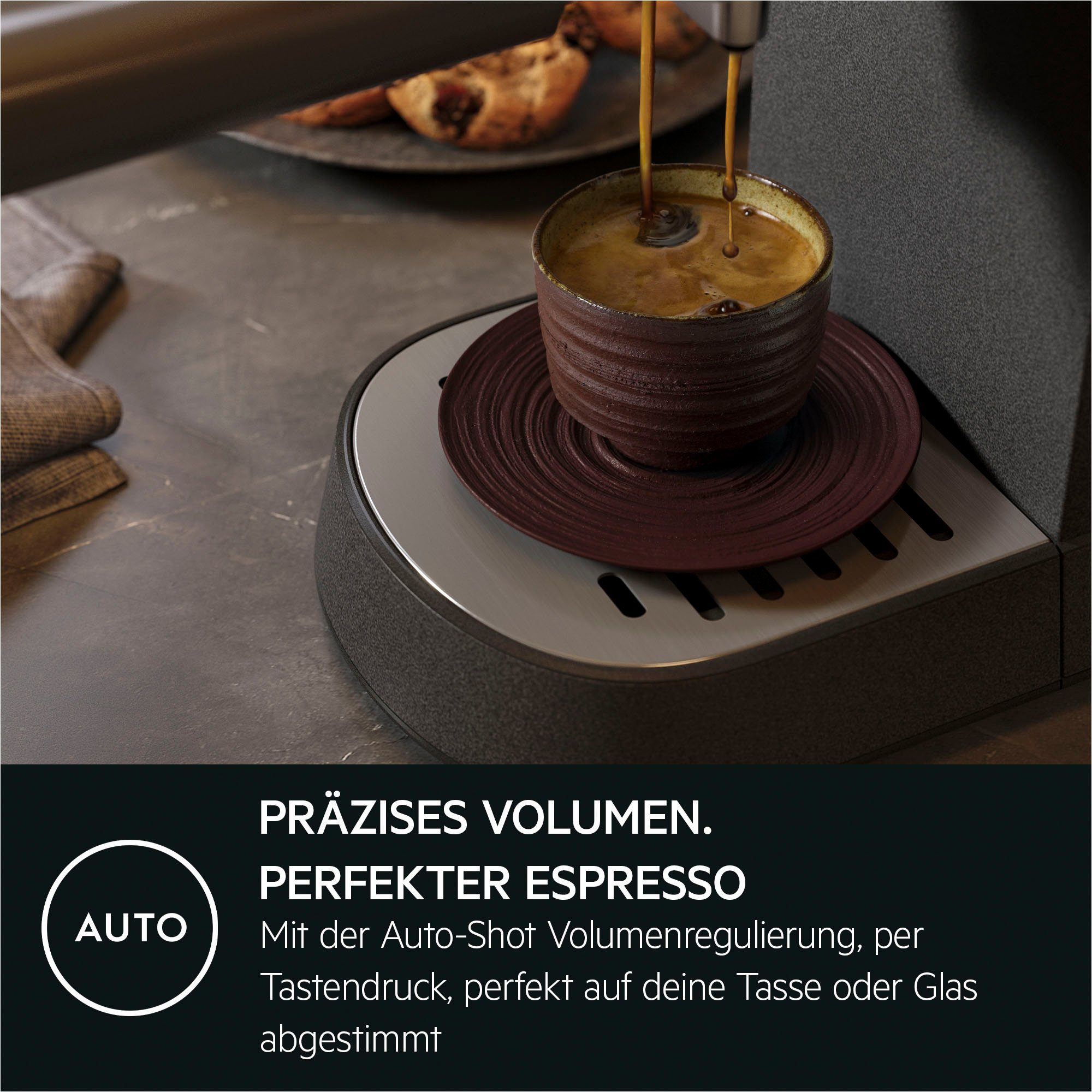 AEG Siebträgermaschine Gourmet 6 EC6-1-6BST, Korbfilter