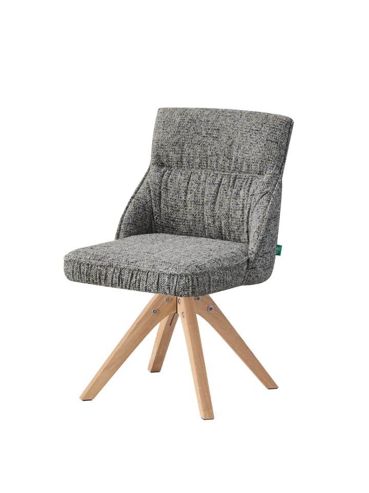 DUBI Möbel 2er-Set: Drehstuhl TALINA in Dunkelgrau - (B)49 x (H)84 x  (T)62 cm günstig kaufen onesize