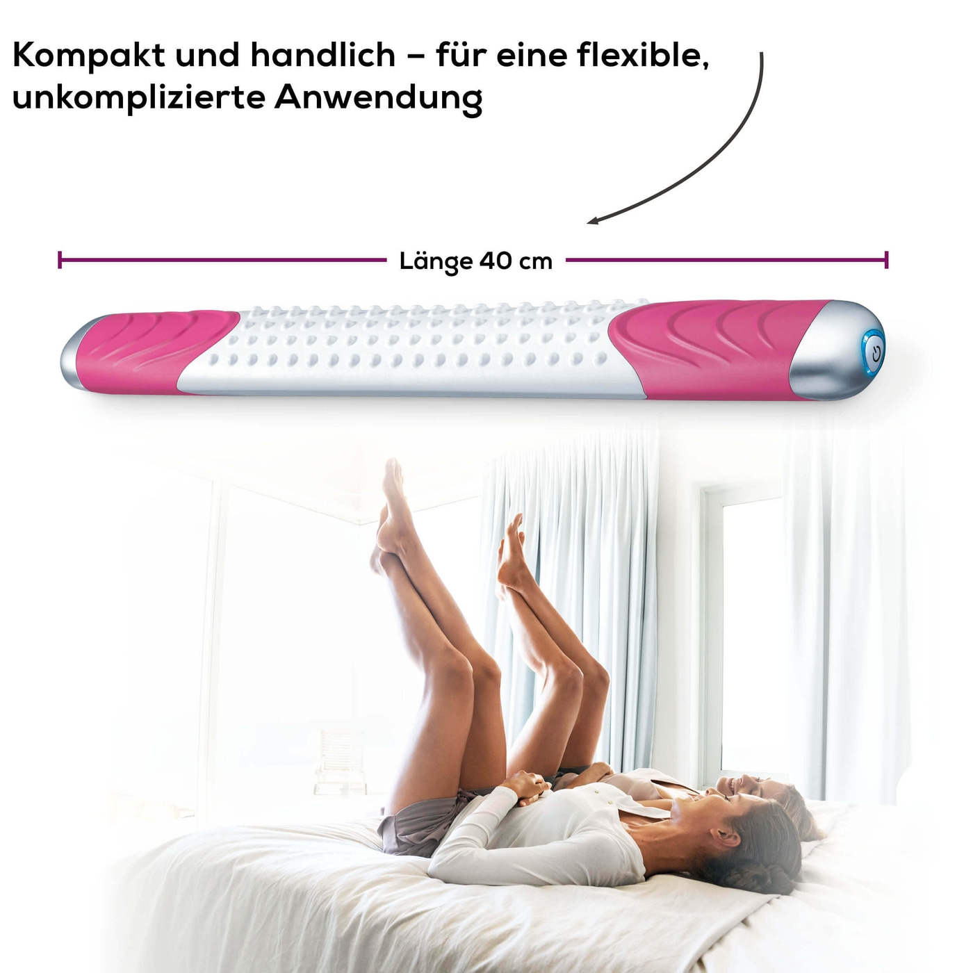 Beurer cellulite releaZer® compact-Kompaktes Cellulite Massage Gerät reduziert Cellulite wissenschaftlich belegt