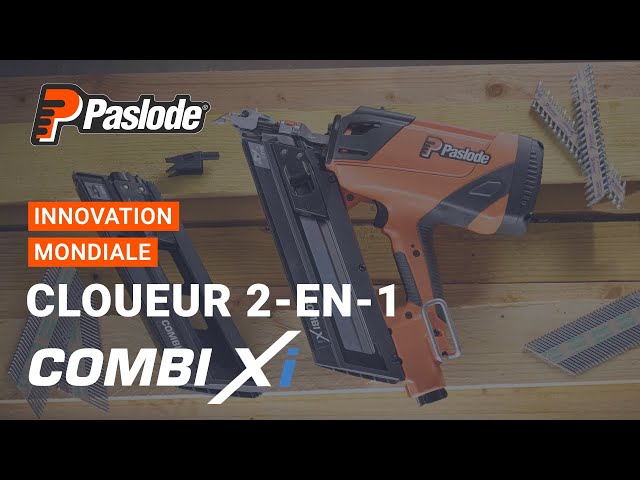 Paslode 014005 COMBI Xi impuls 2-in-1 Kombi-Tacker für 34°-Papierstreifennägel und Ankernägel