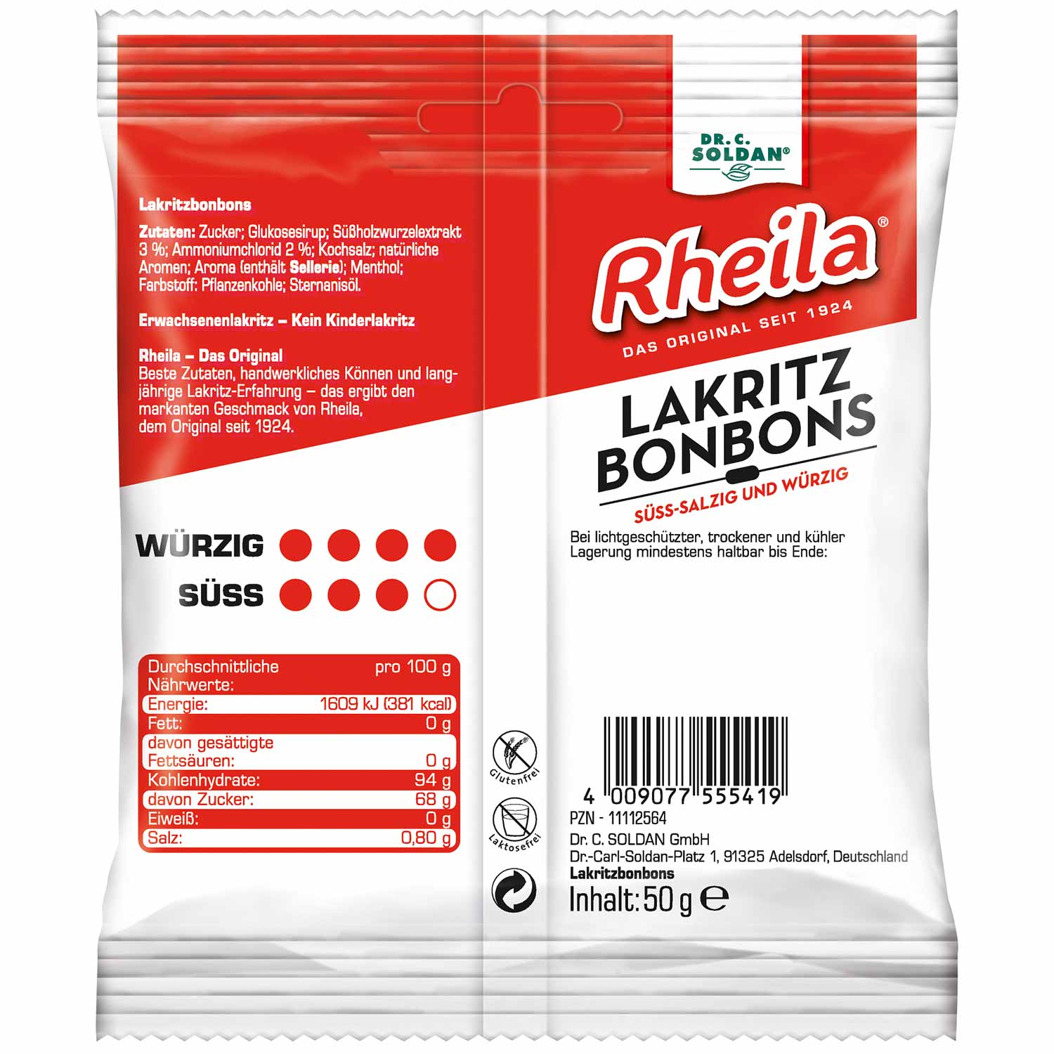Rheila Lakritz Bonbons 50g