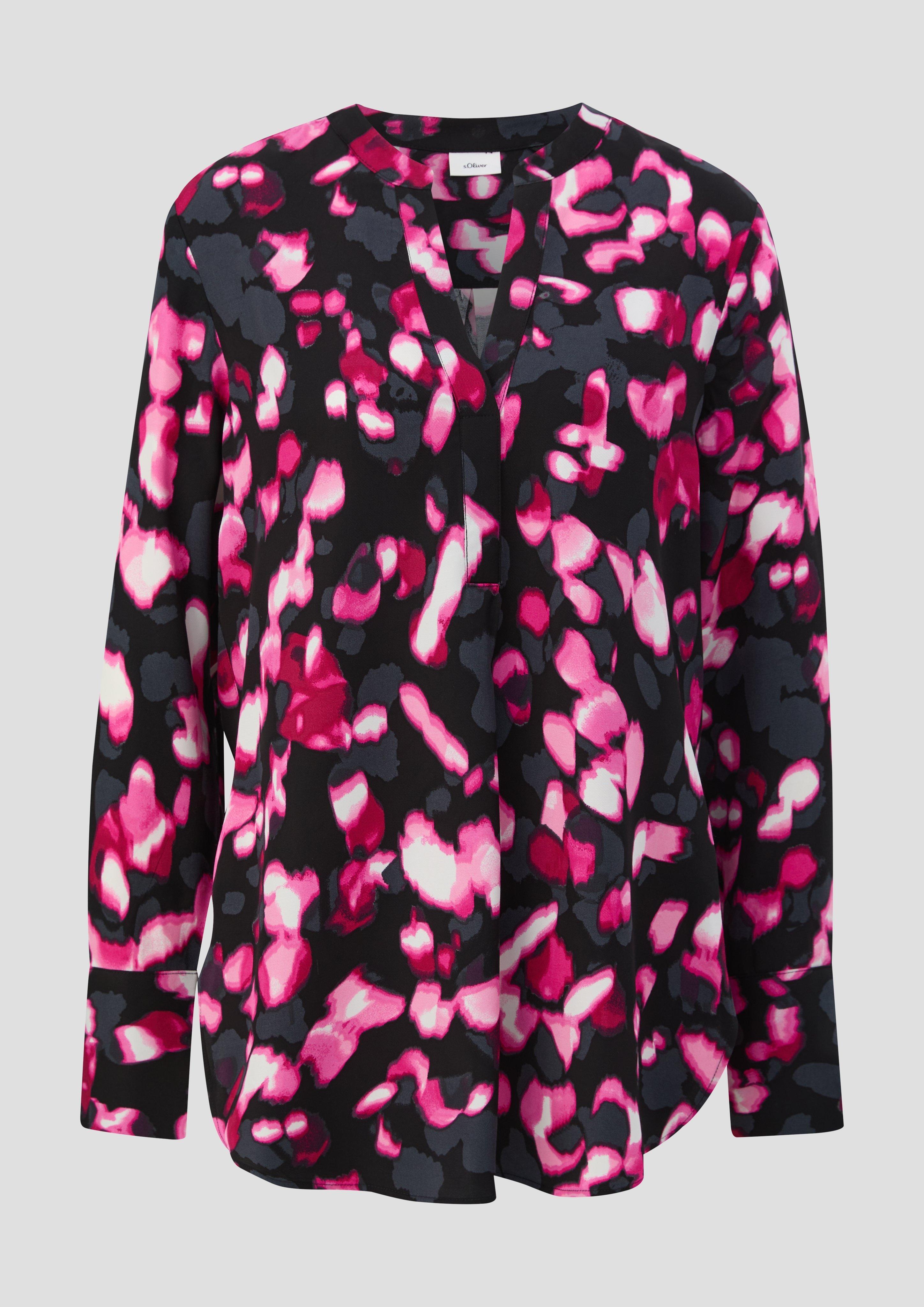 Longbluse aus reiner Viskose  2138969-99A3