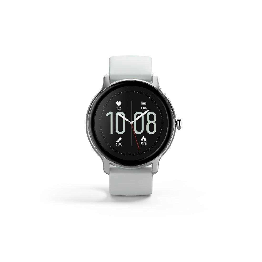 Hama Smartwatch Damen Herren, Fitnesstracker, wasserdicht, Blutsauerstoff Smartwatch (2,79 cm/1,09 Zoll), Herzfrequenz, Timer, Schritte, Kalorien, Schlaf, Stress, Tempo, Musik