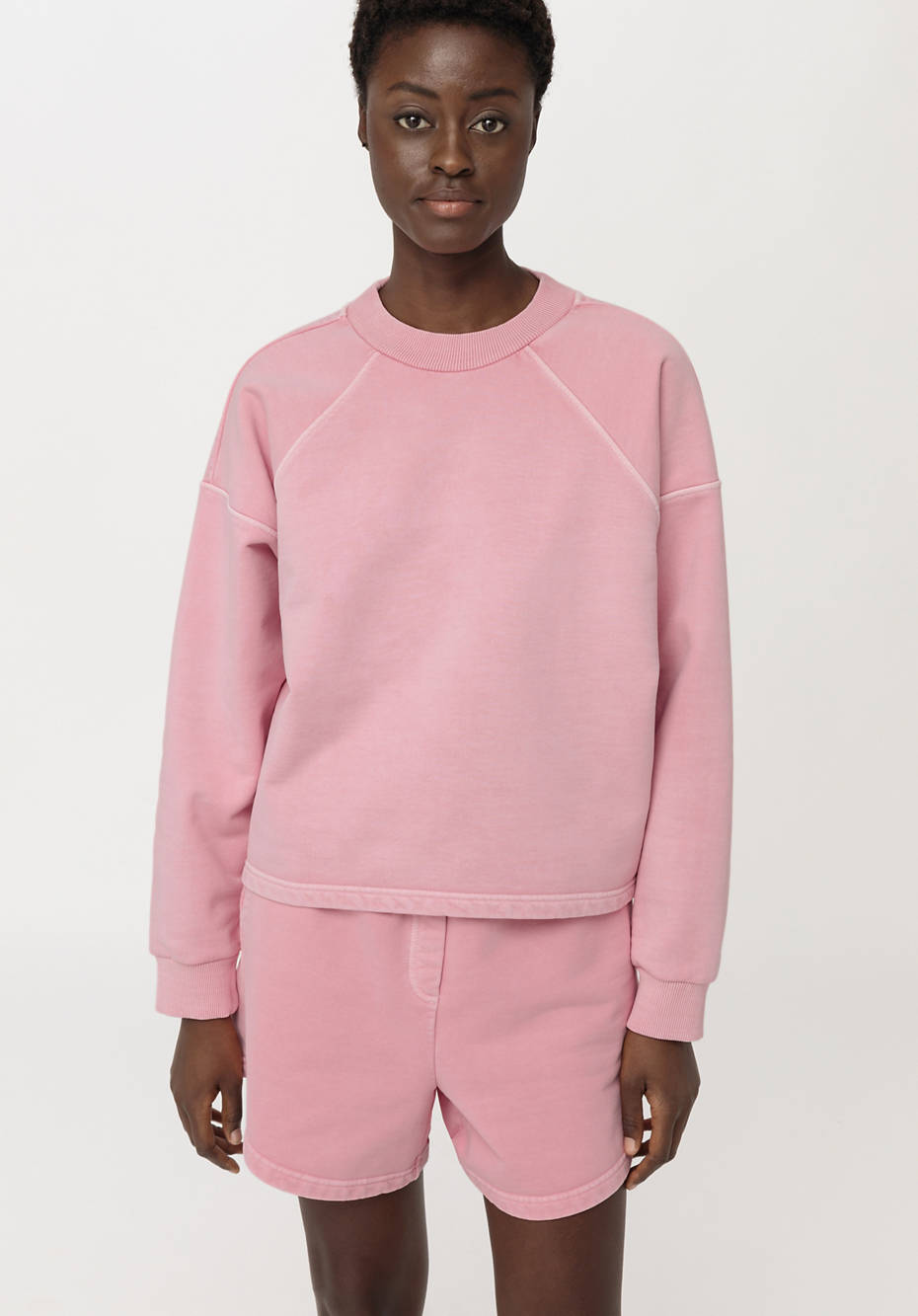 Sweatshirt mineralgefärbt aus reiner Bio-Baumwolle