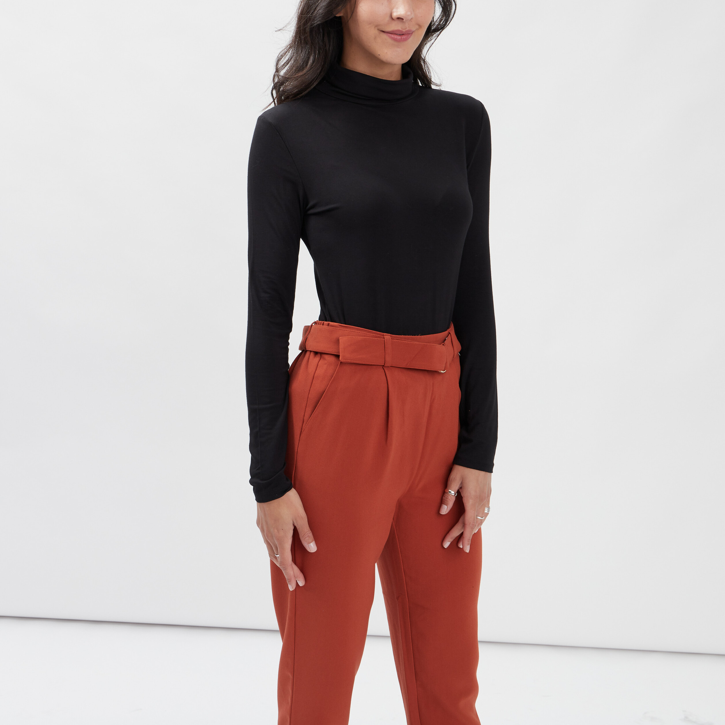 T-shirt manches longues noir femme | La Halle