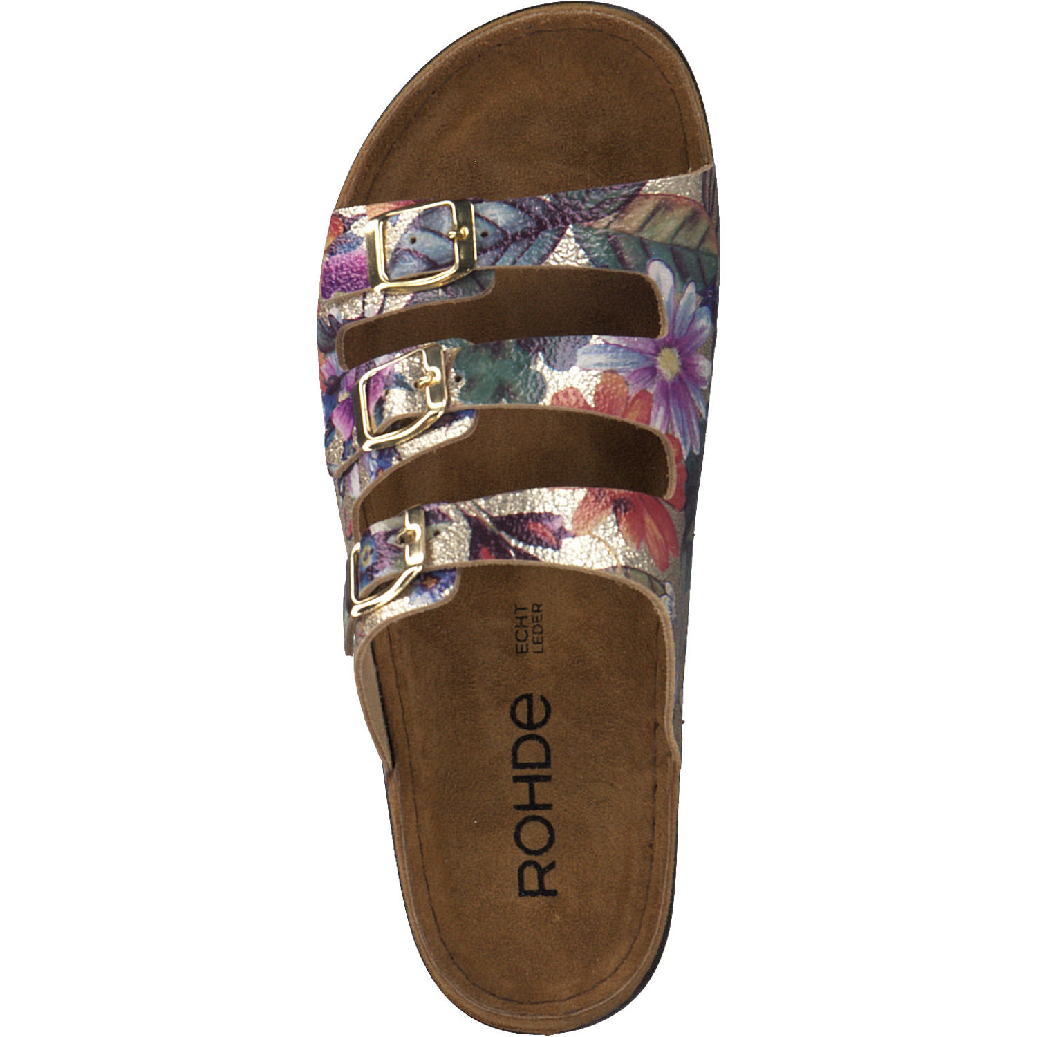 Rohde 5874CD, Hausschuhe & Pantoffeln, Damen, gold -bunt