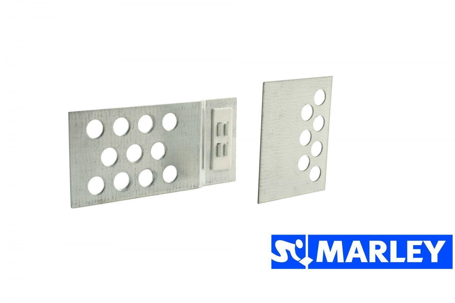 Marley Deutschland GmbH Metall Wandfliese Marley Fliesenmagnete Satz á 4 Stück Magnetverschluß Revisionstür Fliesenklappe, 0x0, silber, zum unsichtbaren Verschließen von Kontrollöffnungen
