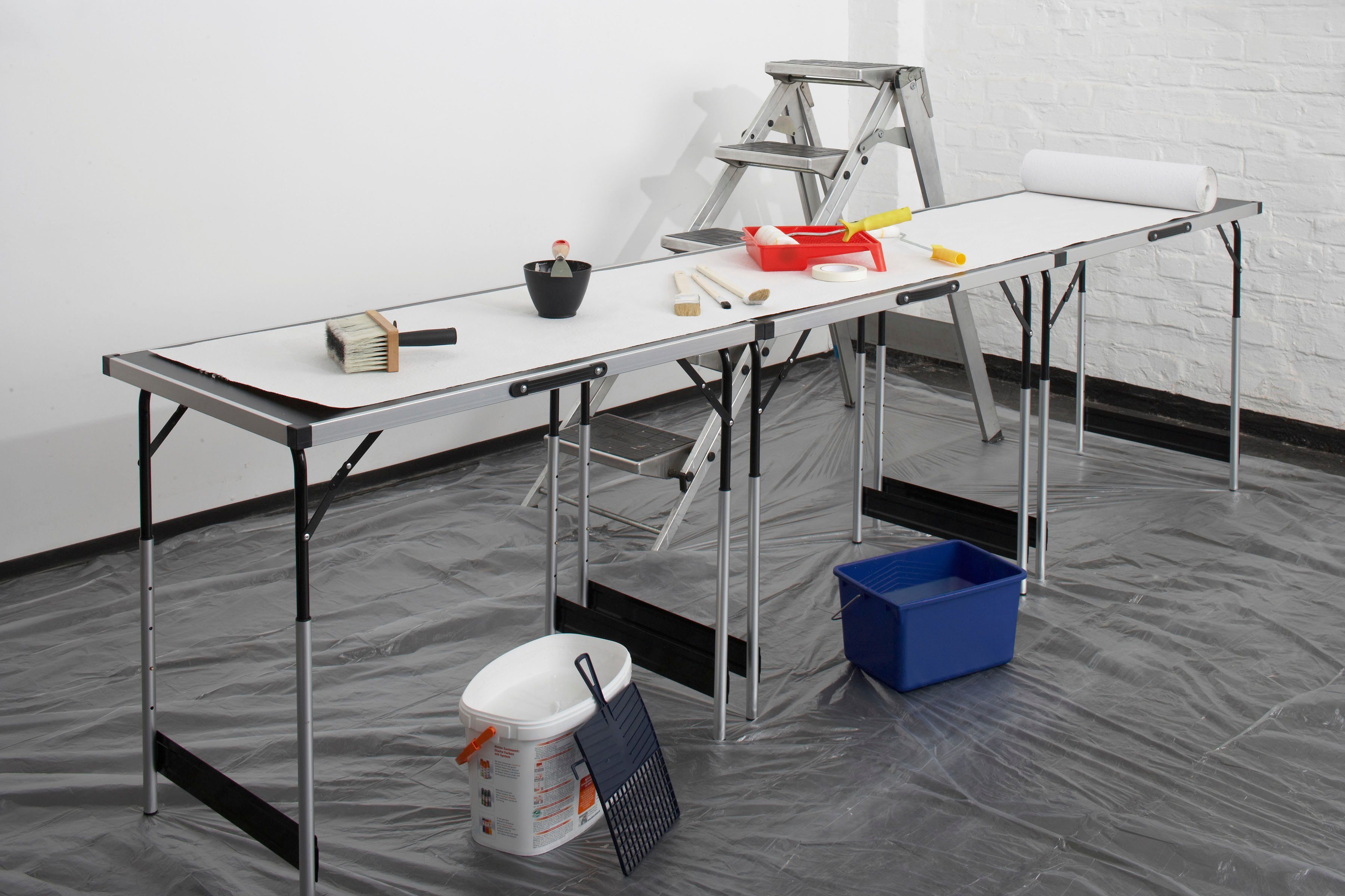 meister Arbeitstisch Multifunktionstisch 3-teilig (3-St), 73 - 94 cm (4-fach höhenverstellbar)