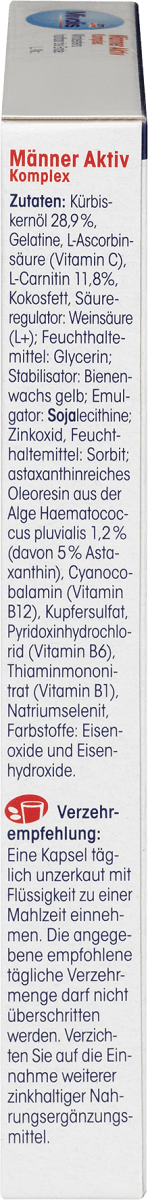 Männer Aktiv Komplex, Kapseln, 30 St., 26 g