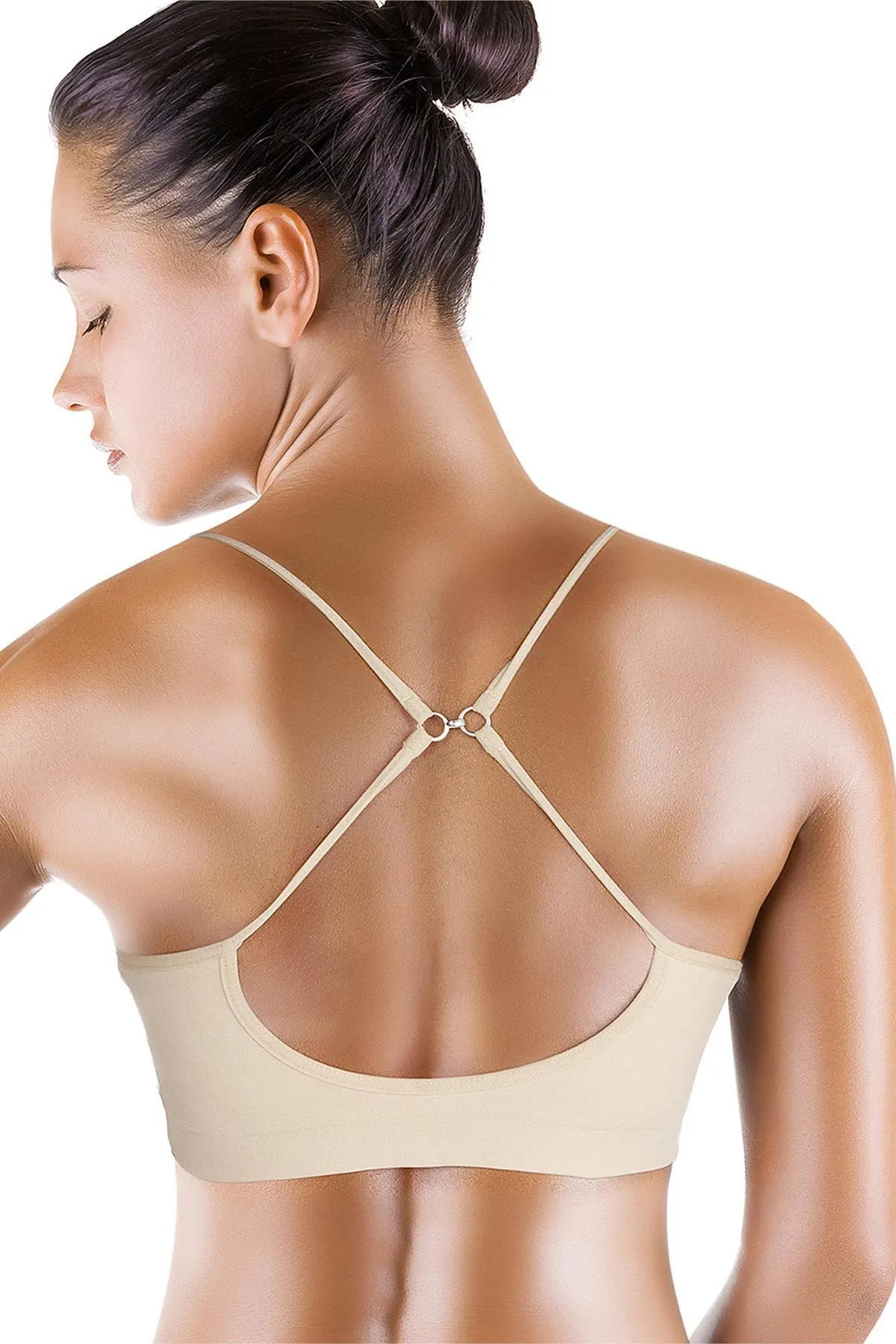 Miorre  Schwarzer Ultra Comfort Seamless Soft Cup Sport-BH für Damen