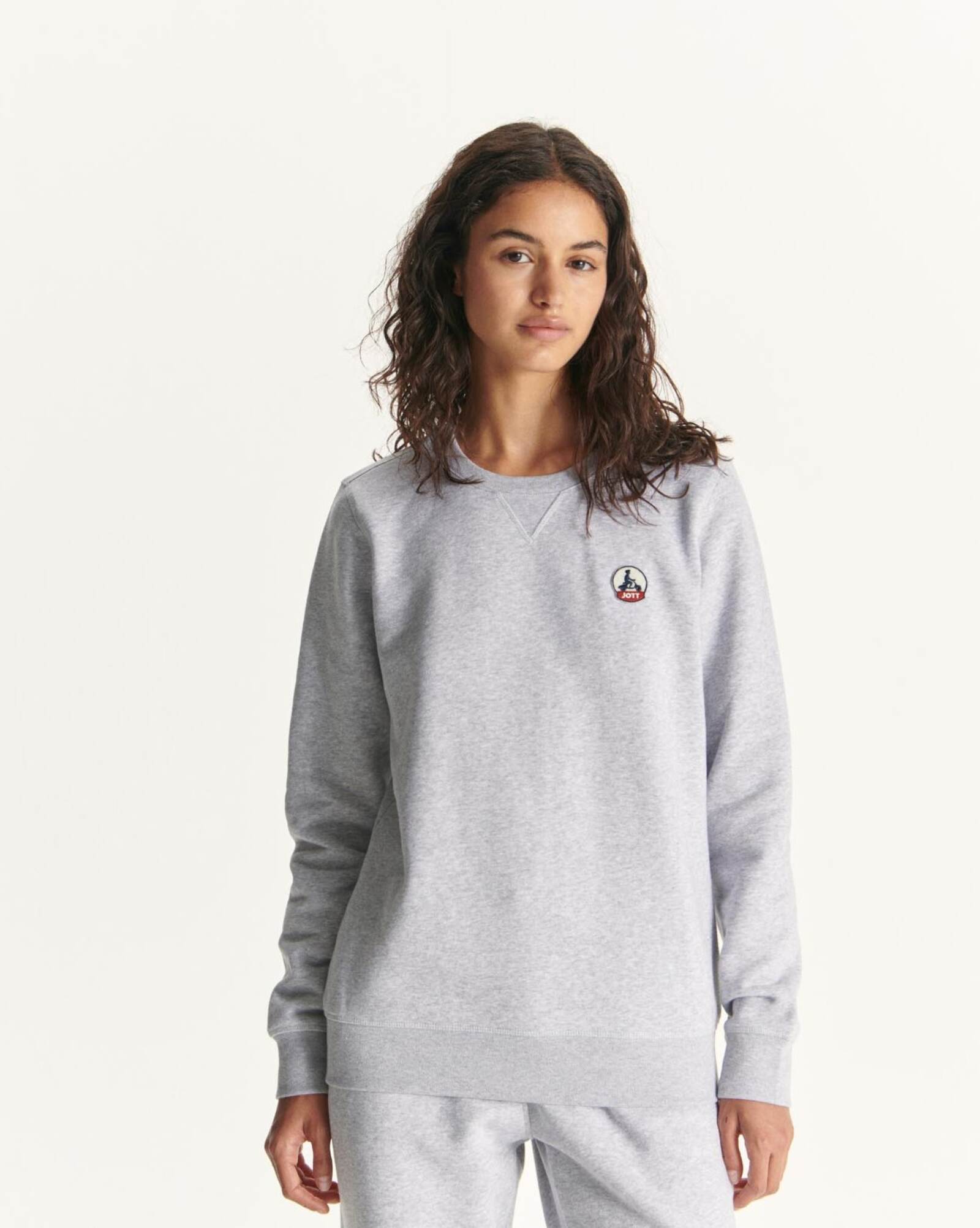 Sweat en coton biologique Gris chiné Elvas