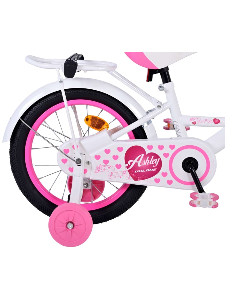 Volare Kinderfahrrad Ashley Fahrrad für Mädchen 16 Zoll Kinderrad in Weiß 4 Jahre günstig kaufen onesize