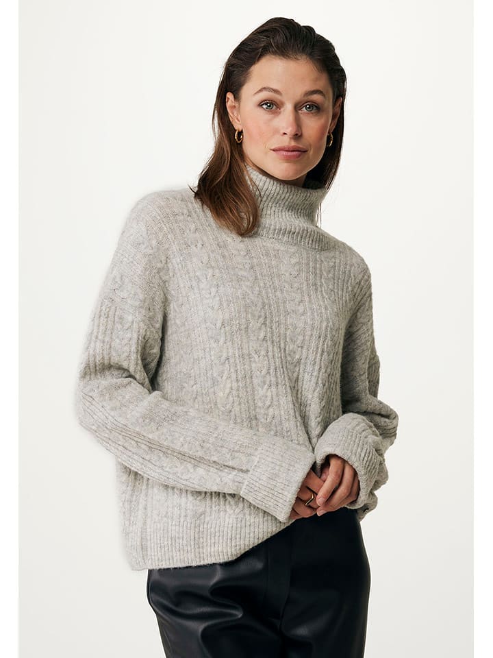 Mexx Rollkragenpullover in Hellgrau günstig kaufen