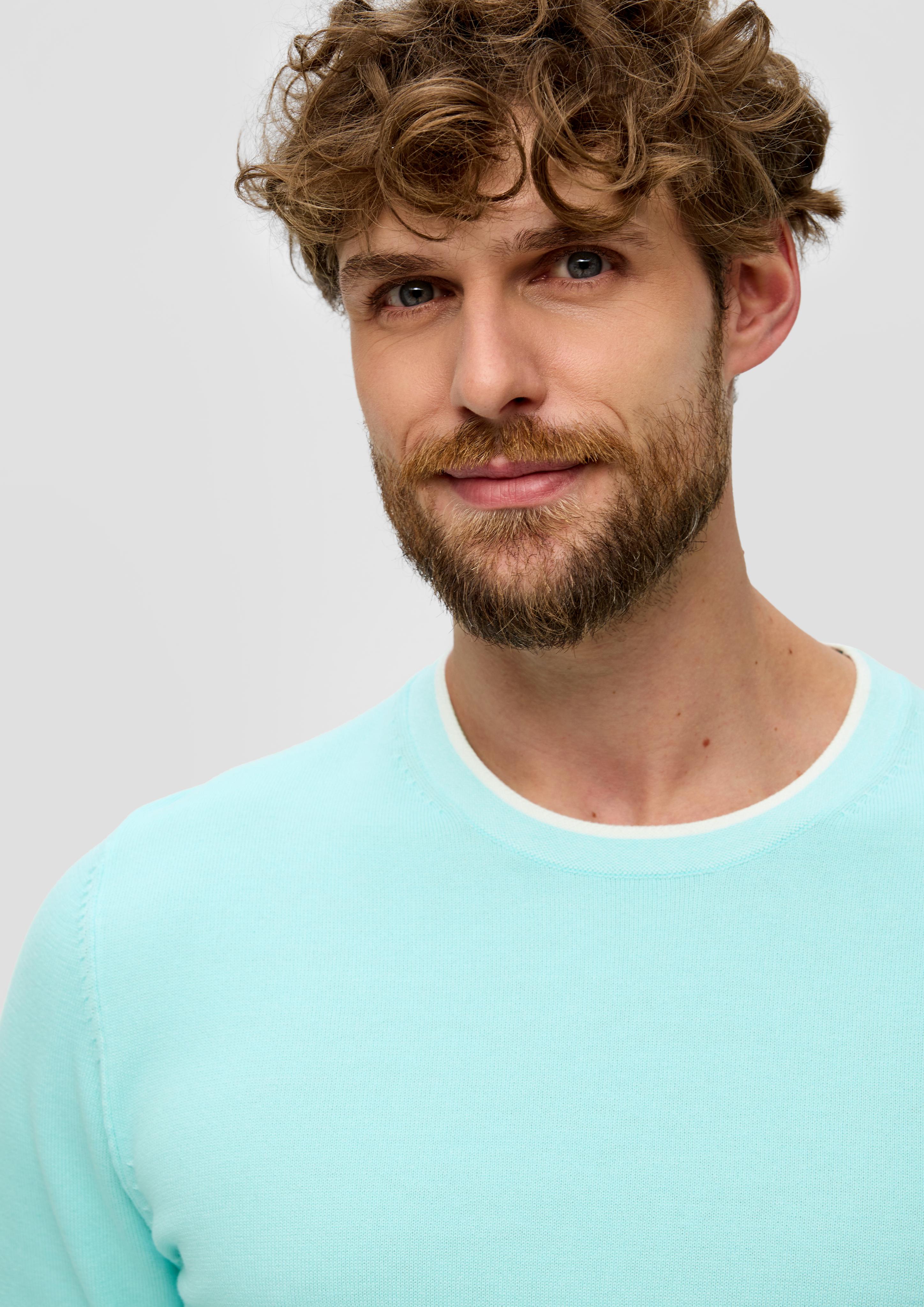 Strickpullover in melierter Optik  2144089-60X0