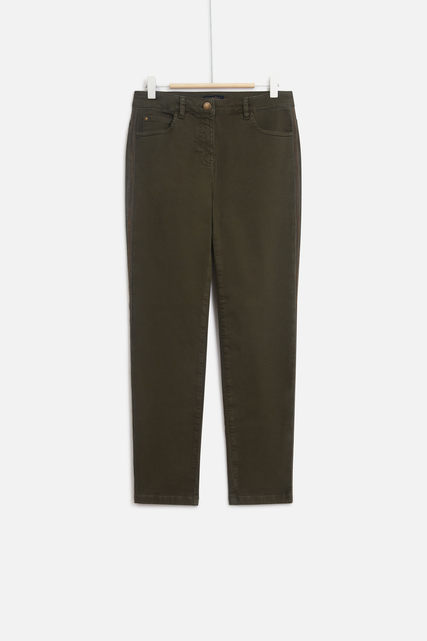 pantalon tosca vert kaki femme
