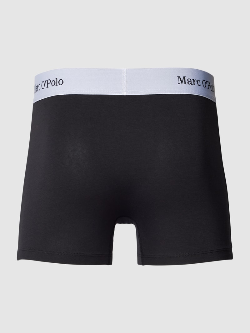 Trunks mit elastischem Logo-Bund im 3er-Pack in schwarz