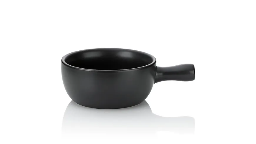 kela Käsefonduepfanne Basel Ø 22,5cm Schwarz