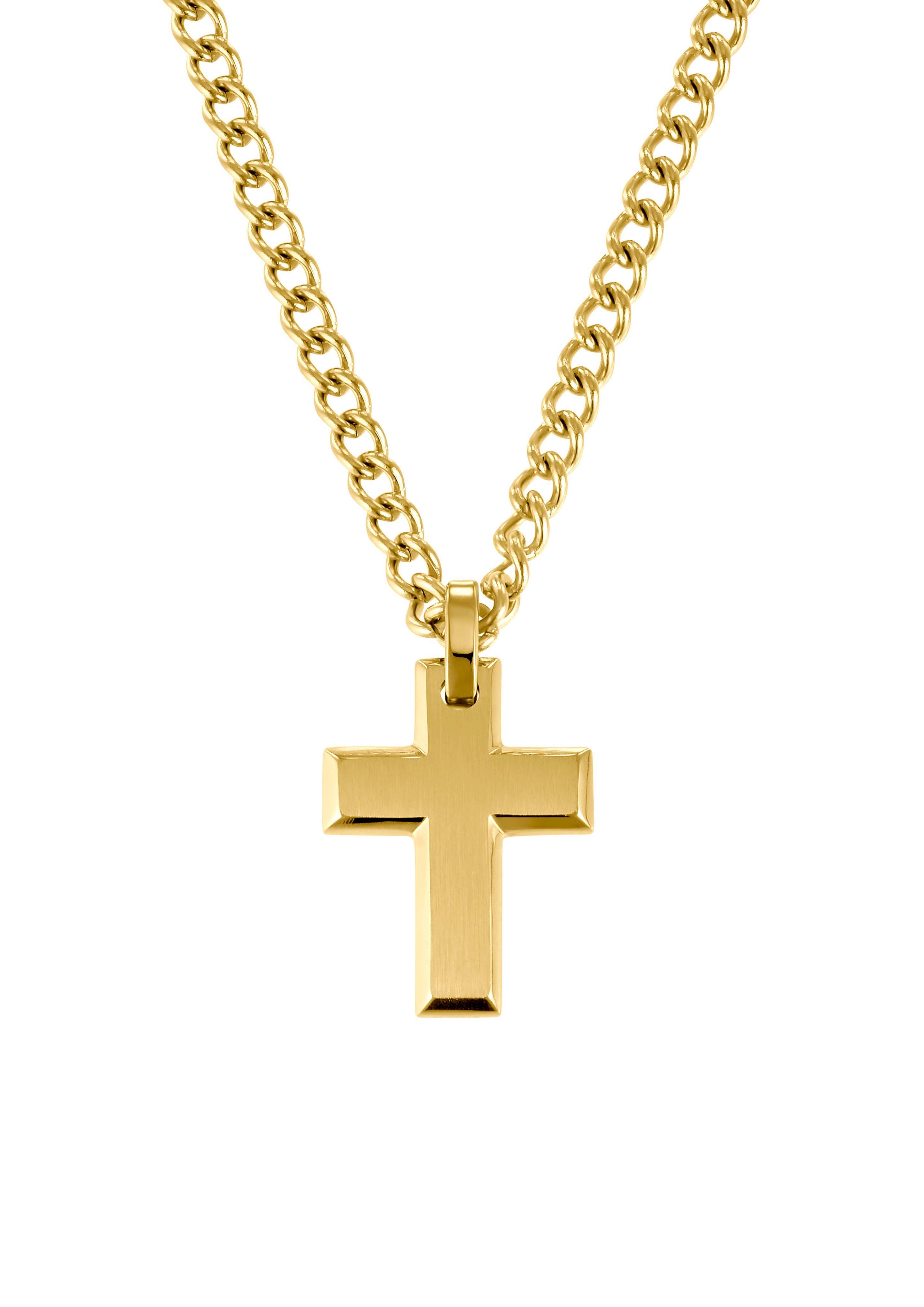 Halskette mit Kreuz  6008953-19B0