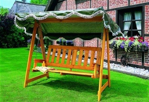 promadino Hollywoodschaukel, 3-Sitzer