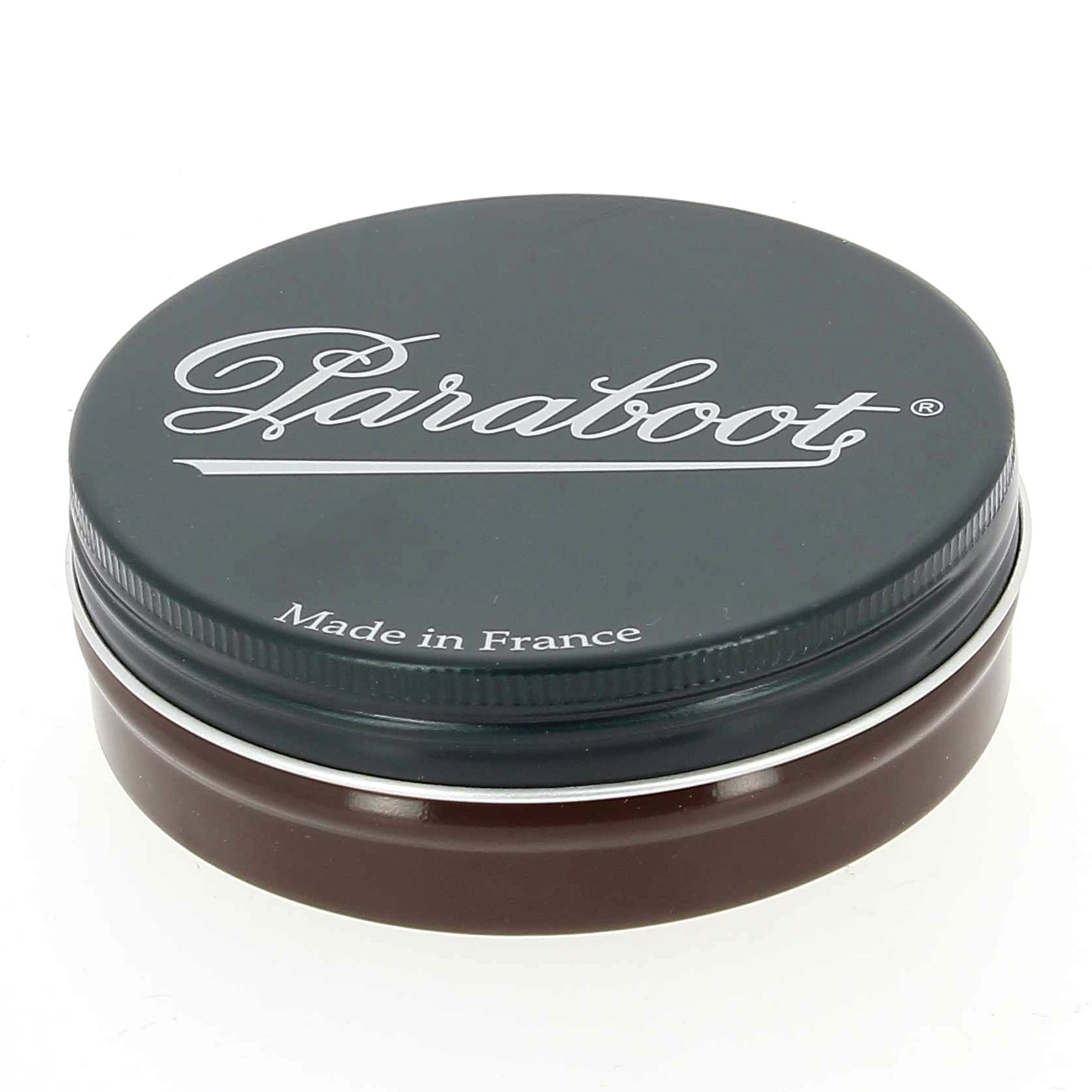 Paraboot Cire haut de gamme pour cuir lisse marron foncé