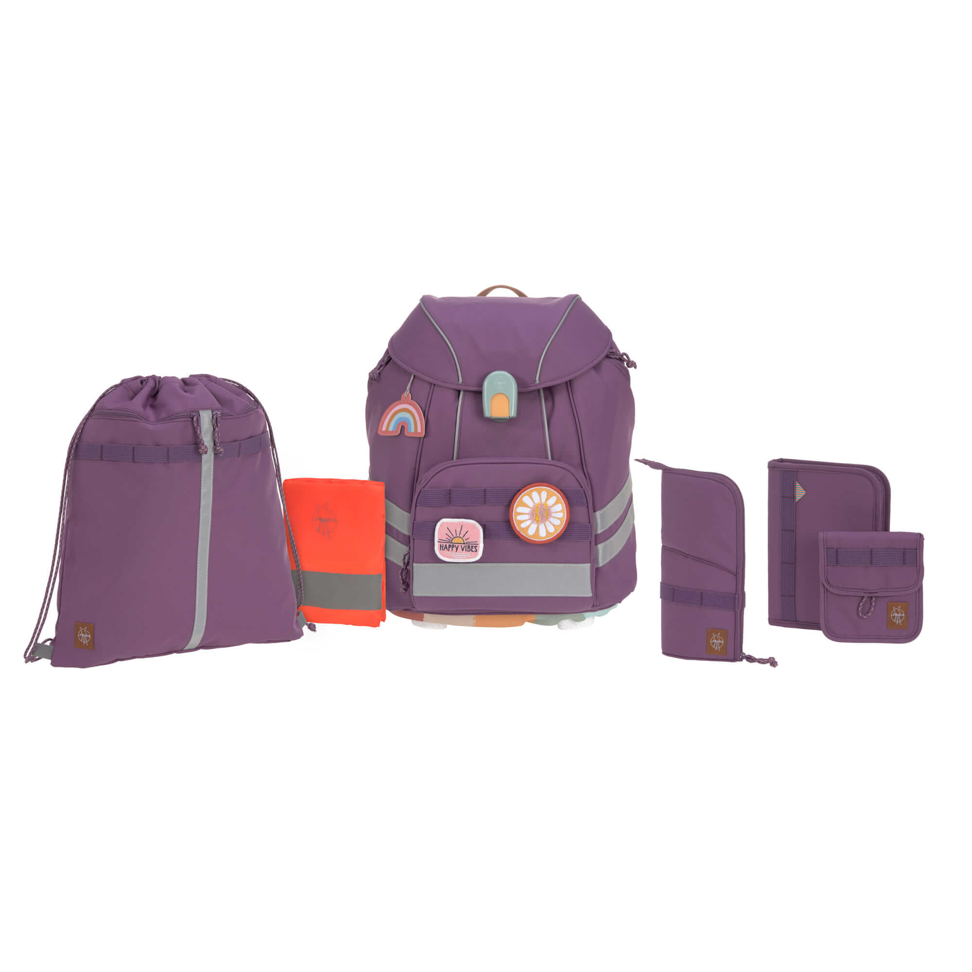 Schulranzen Set 7-teilig, Flexy Unique Purple