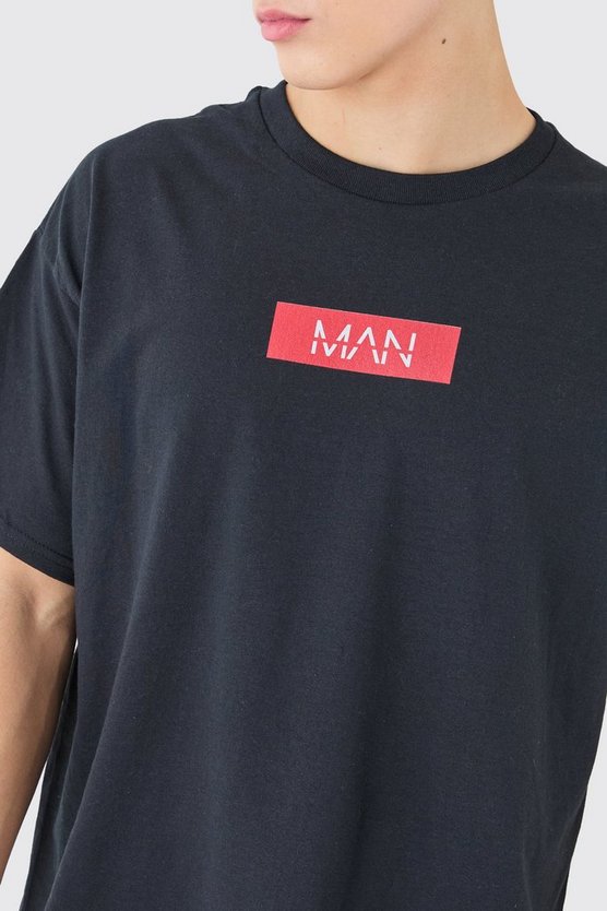Man Print T-shirt