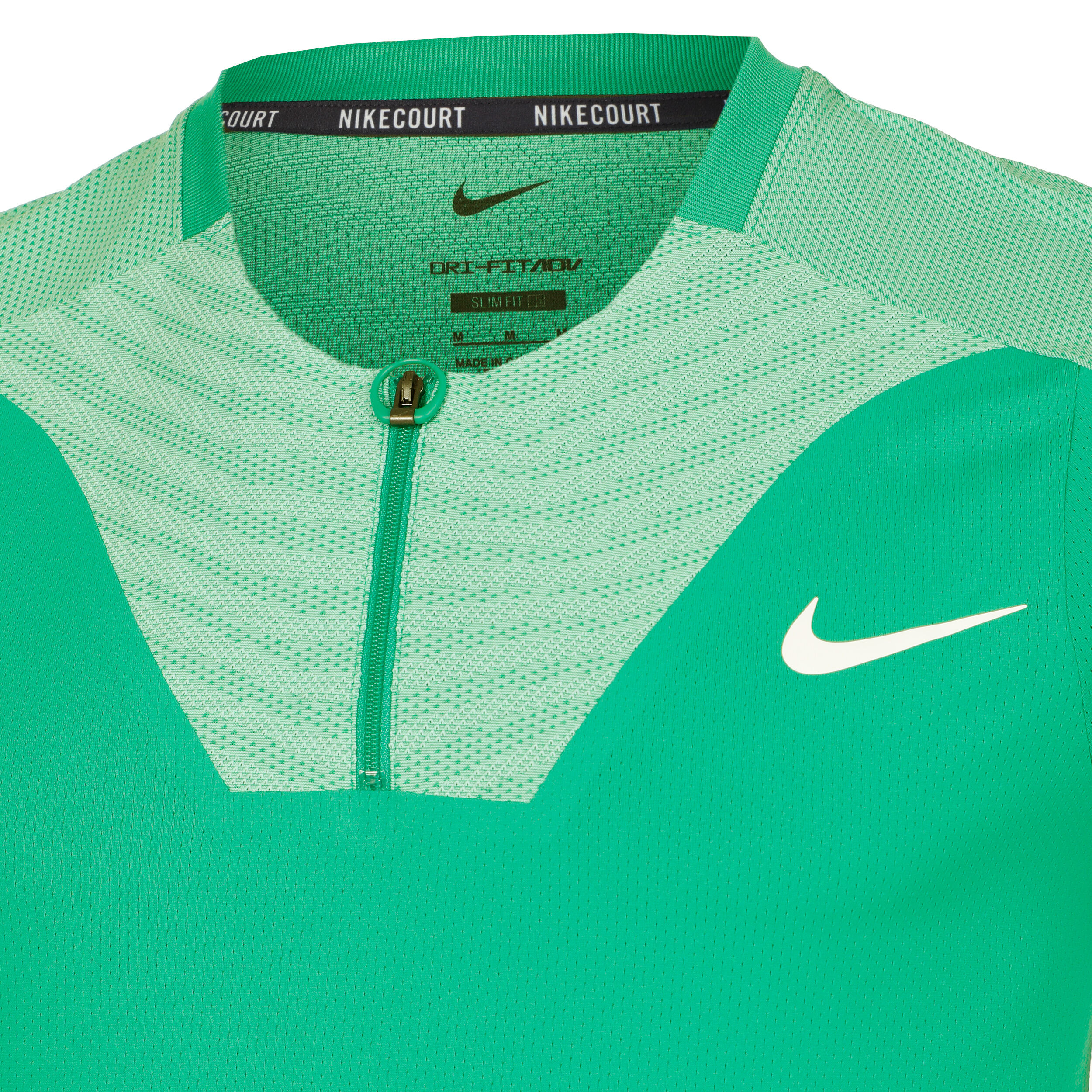 Dri-Fit Advantage Court Slim UL RG Polo Herren - Grün, Mint