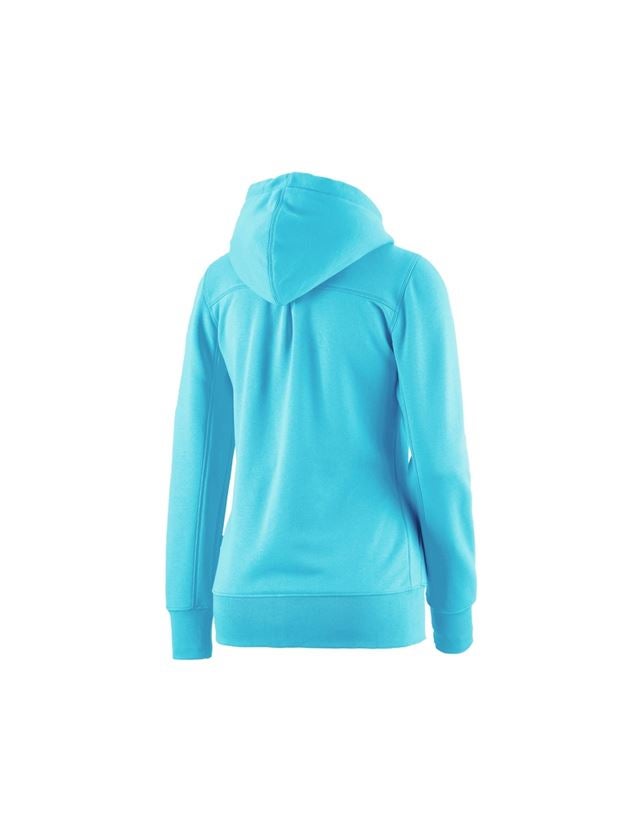 e.s. Hoody-Sweatjacke poly cotton, Damen