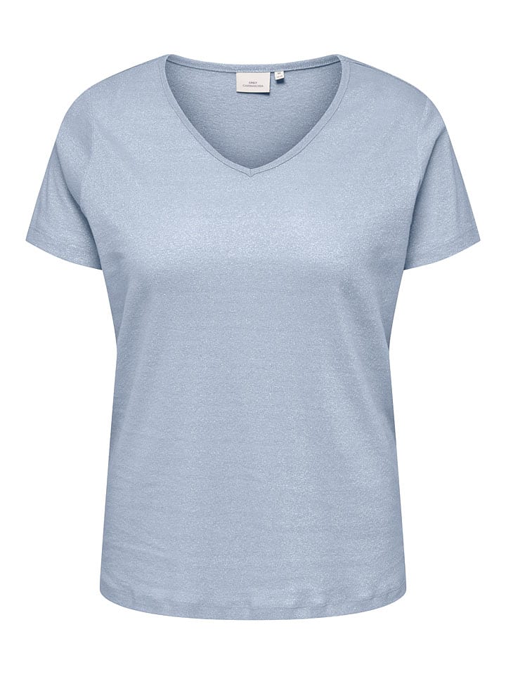 ONLY Carmakoma Shirt in Hellblau günstig kaufen
