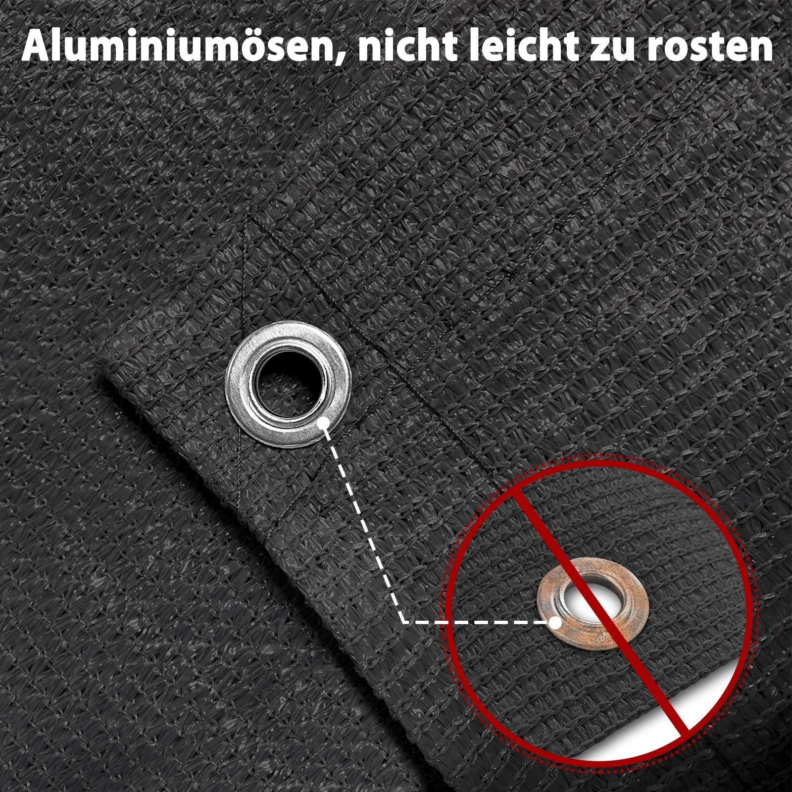 UISEBRT Balkonsichtschutz Balkon Sichtschutz Balkonbespannung HDPE